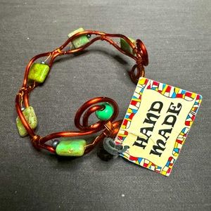 Handmade Copper Beaded Bracelet